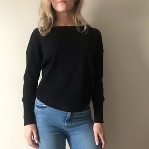 Anthropologie Akemi + Kin Waffle Knit Top XS